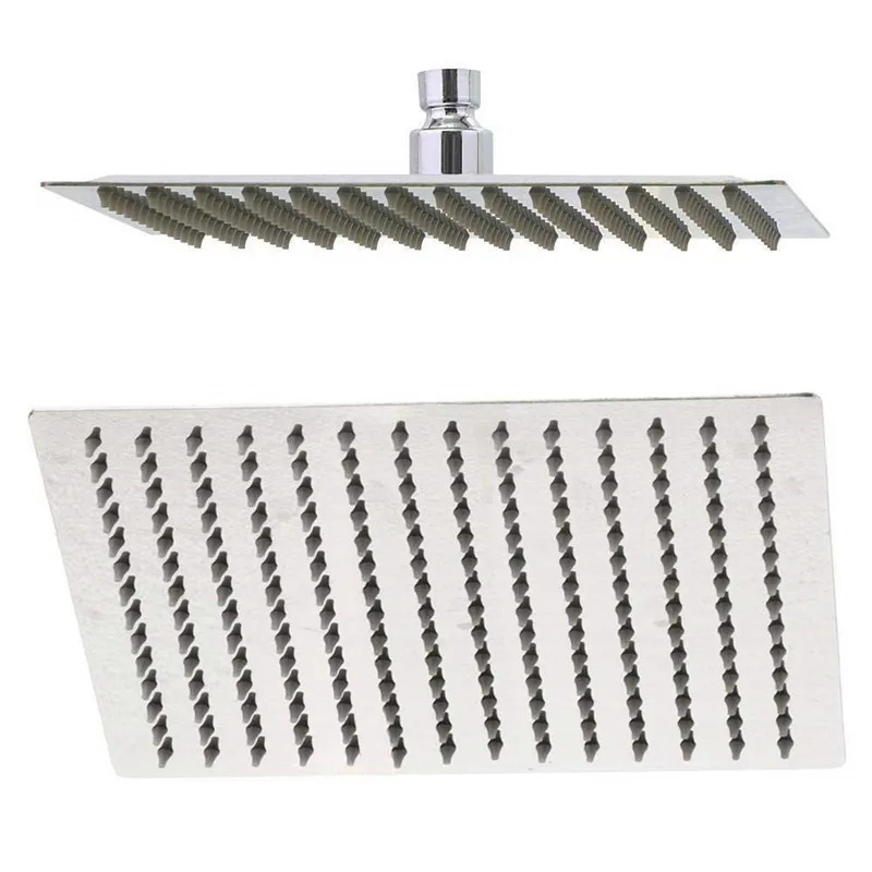 Ultra-thin 10 Inch Square Rain Shower Head 304 Stainless Steel Luxry Shower Panels Silver Bathroom Accessory Set Bathroom Shower
Ultra-thin 10 Inch Square Rain Shower Head 304 Stainless Steel Luxry Shower Panels Silver Bathroom Accessory Set Bathroom Shower