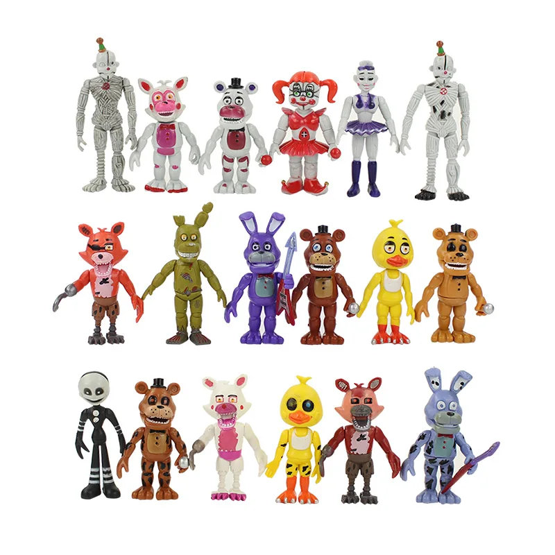 18Styles 14cm Sister Location Funtime Foxy Ballora Puppet Nightmare PVC Action Figure Toys
18Styles 14cm Sister Location Funtime Foxy Ballora Puppet Nightmare PVC Action Figure Toys