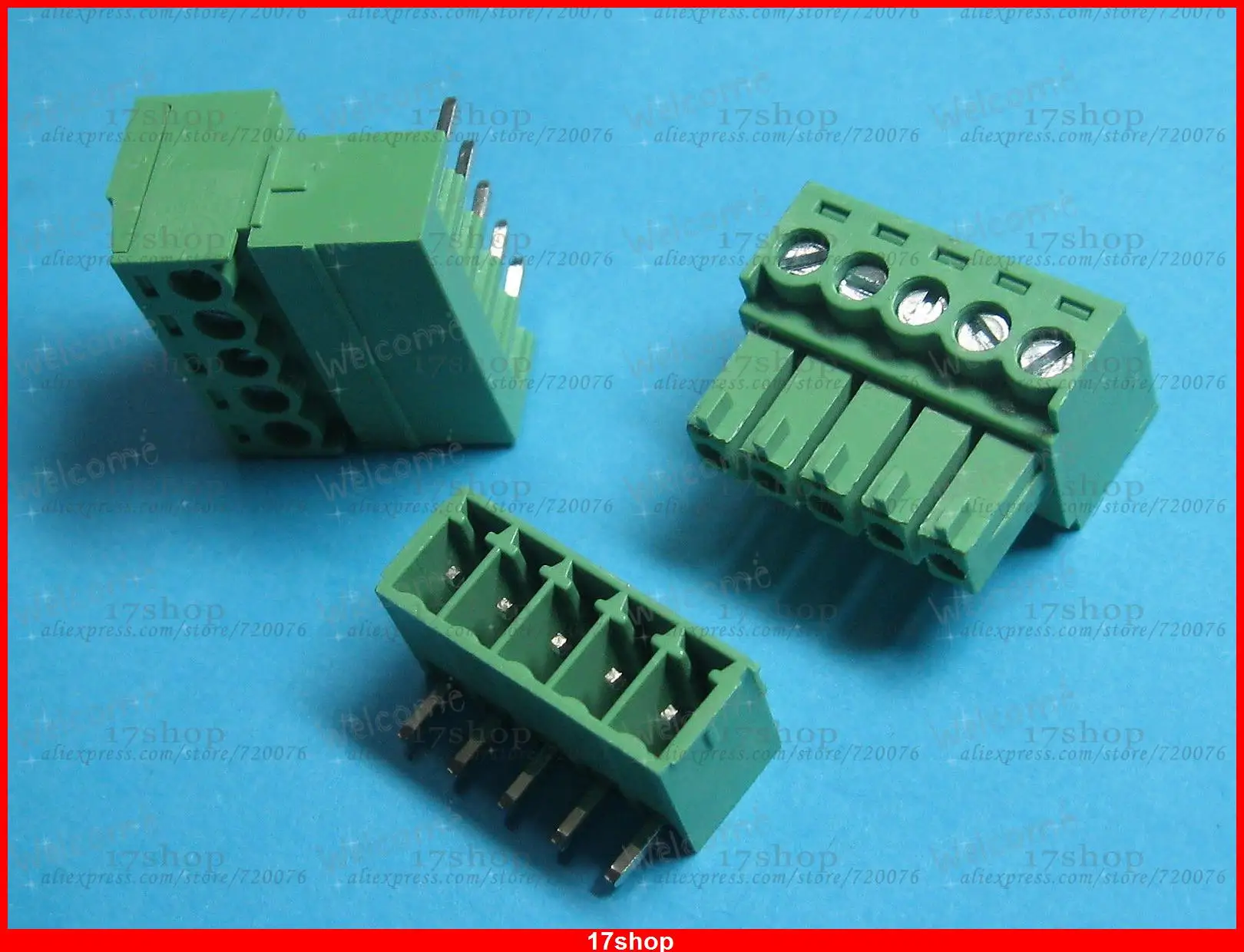 50 pcs Pitch 3.81mm Angle 5way/pin Screw Terminal Block Connector Pluggable Type
50 pcs Pitch 3.81mm Angle 5way/pin Screw Terminal Block Connector Pluggable Type