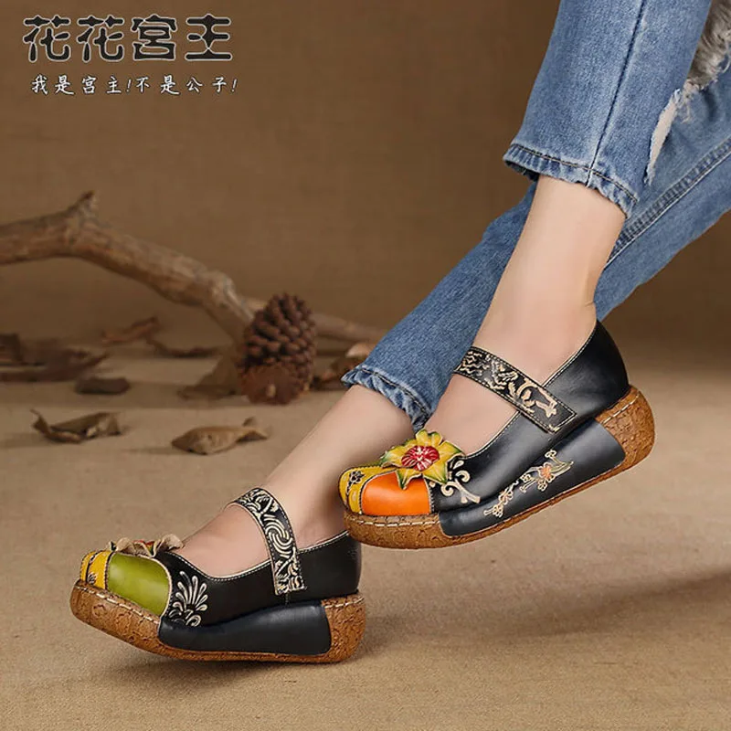 2019 boutique new women's shoes breathable comfort high quality leather wedge shoes
2019 boutique new women's shoes breathable comfort high quality leather wedge shoes