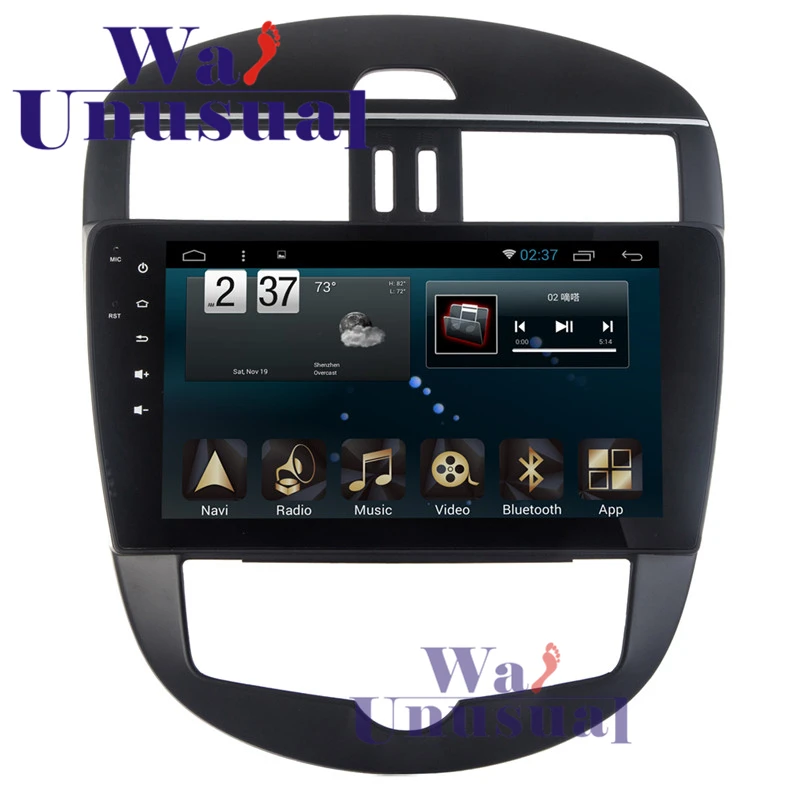 

WANUSUAL 10.1" Quad Core 32G 2G RAM Android 6.0 Car Radio Player For Nissan Tiida H 2011 2012 2013 2014 2015 With GPS BT WIFI 3G