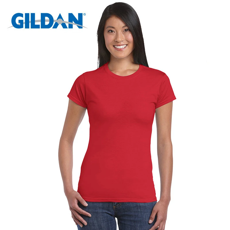 Gildan High Quality 22 Color S-XL Plain T Shirt Women 100% Cotton Elastic Basic T-shirts Female Casual Tops Short Sleeve T-shirt
Gildan High Quality 22 Color S-XL Plain T Shirt Women 100% Cotton Elastic Basic T-shirts Female Casual Tops Short Sleeve T-shirt