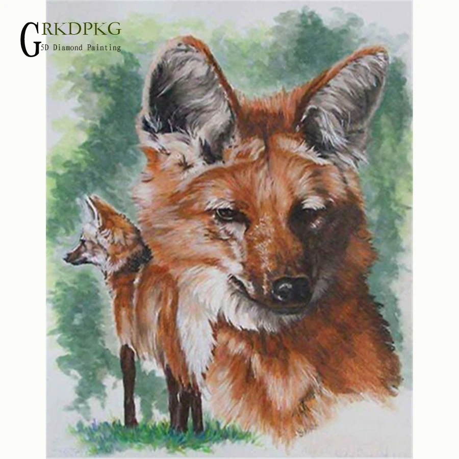 GRKDPKJ 5d diamond painting fox full drill square diamond embroidery Cross stitch pictures of rhinestones Wedding decoration ima
GRKDPKJ 5d diamond painting fox full drill square diamond embroidery Cross stitch pictures of rhinestones Wedding decoration ima
