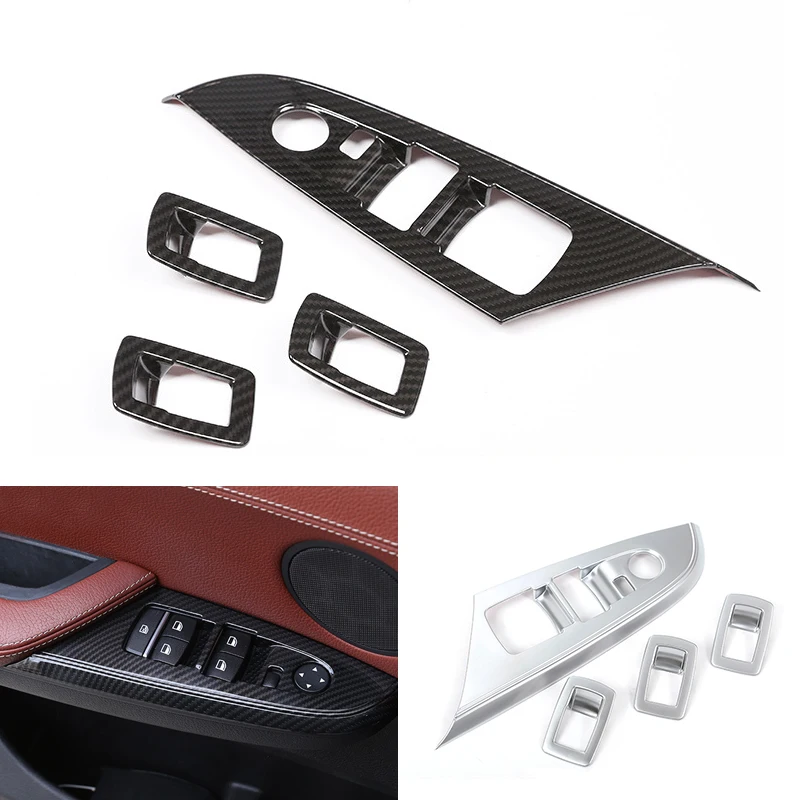 Carbon Fiber Texture Car Interior Window Lift Switch Button Panel Cover Trim For BMW X3 F25 X4 F26 2013 2014 2015 2016 2017
Carbon Fiber Texture Car Interior Window Lift Switch Button Panel Cover Trim For BMW X3 F25 X4 F26 2013 2014 2015 2016 2017