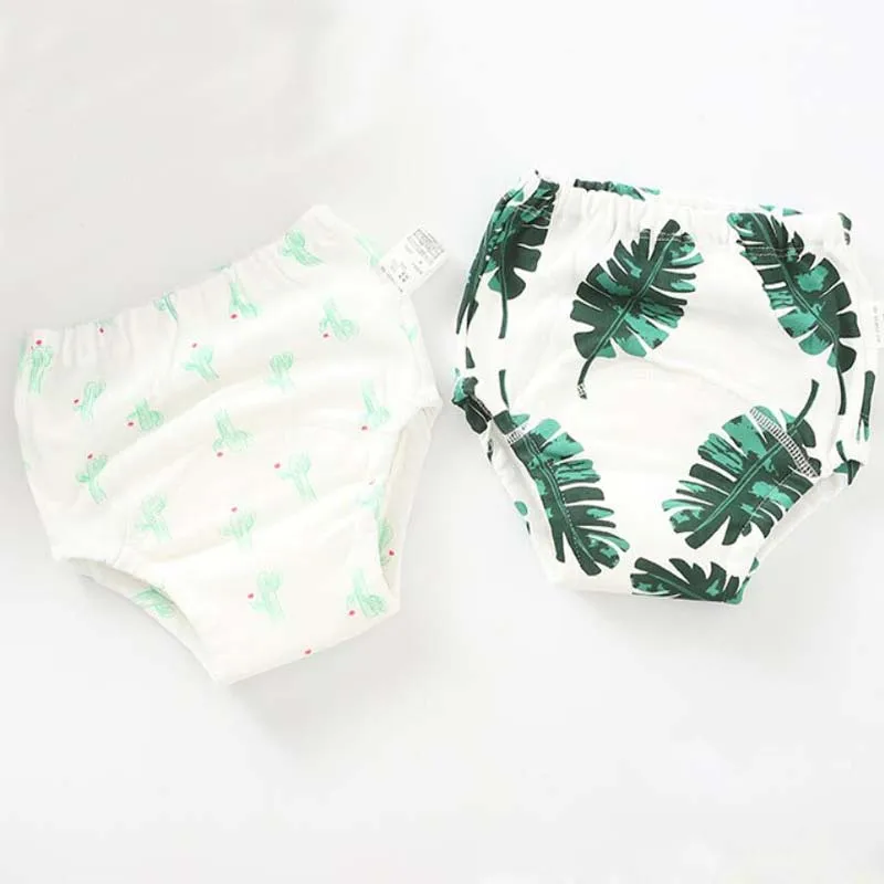 4PCS Cotton Reusable Waterproof Baby Potty Training Pants 6 Layers Cloth Diaper Nappy Panties Kids Toddler Underwear
4PCS Cotton Reusable Waterproof Baby Potty Training Pants 6 Layers Cloth Diaper Nappy Panties Kids Toddler Underwear