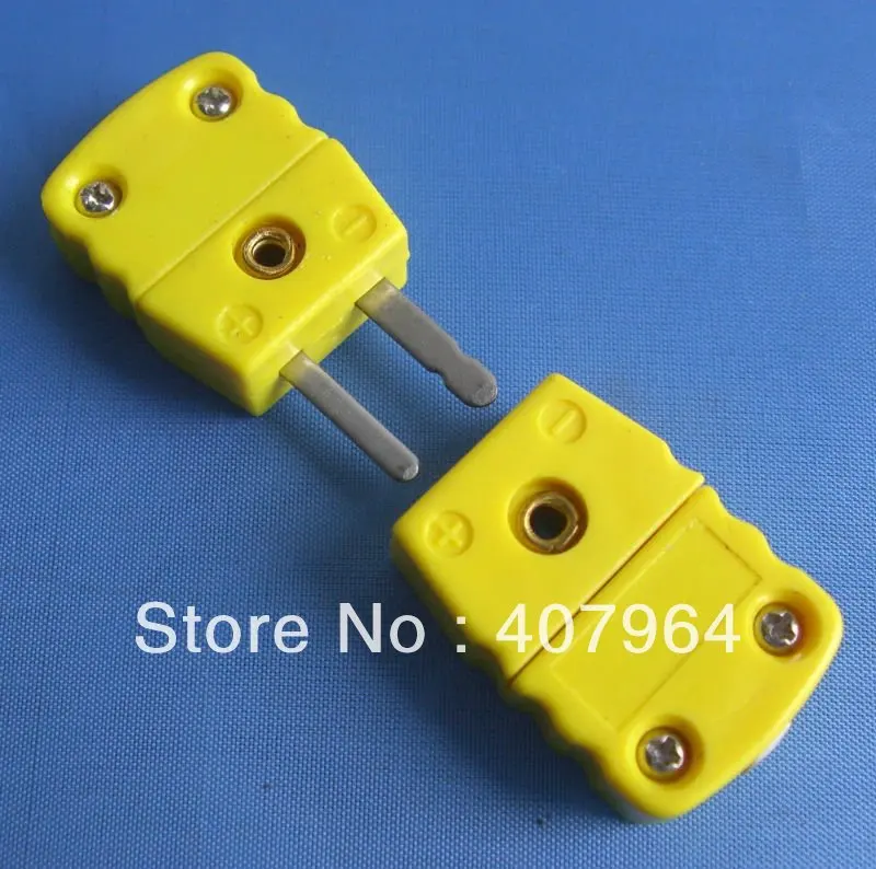 Miniature KC type Thermocouple Connector with Yellow Color Flat Pin China Post Free Shipping
Miniature KC type Thermocouple Connector with Yellow Color Flat Pin China Post Free Shipping