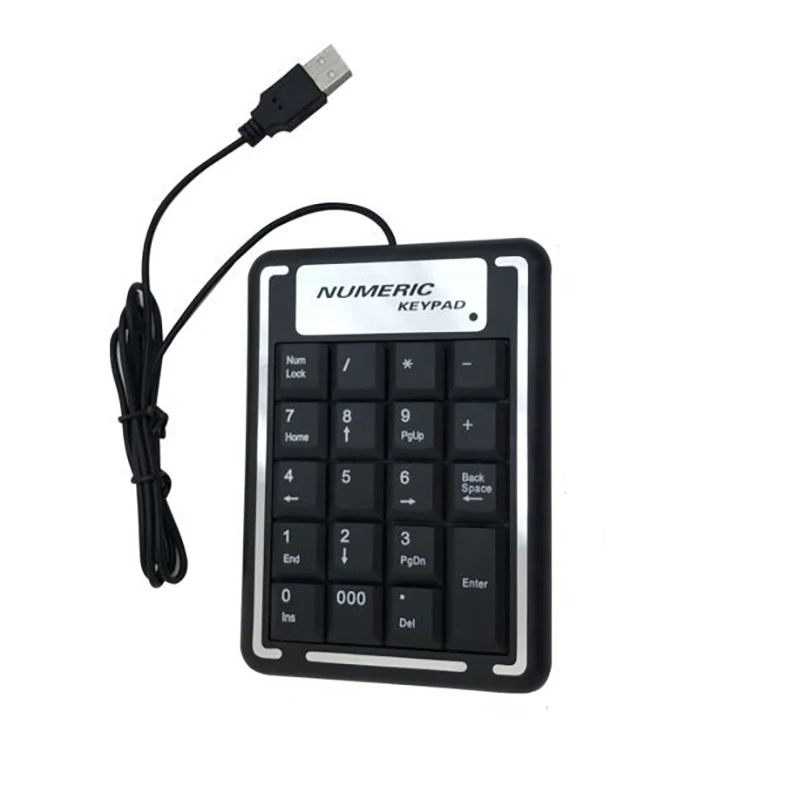 Wired Keypad 19-Key Keyboard USB Cable DigitalUltra-Thin Waterproof Computer Laptop Business Office Keyboard Portable Accessory
Wired Keypad 19-Key Keyboard USB Cable DigitalUltra-Thin Waterproof Computer Laptop Business Office Keyboard Portable Accessory