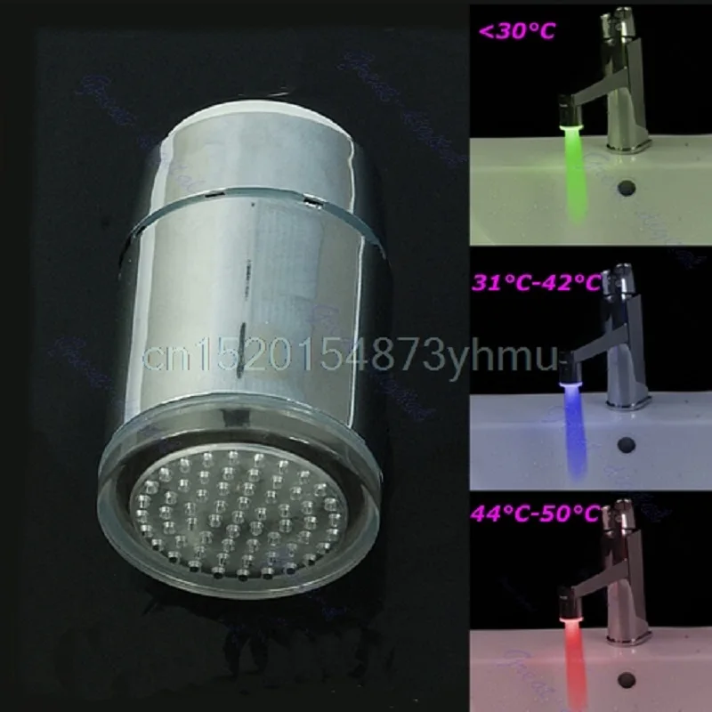 2pcs/lot 3 Color LED Filter Glow Bathroom Sink Basin Faucet Temperature Sensor Light Tap
2pcs/lot 3 Color LED Filter Glow Bathroom Sink Basin Faucet Temperature Sensor Light Tap
