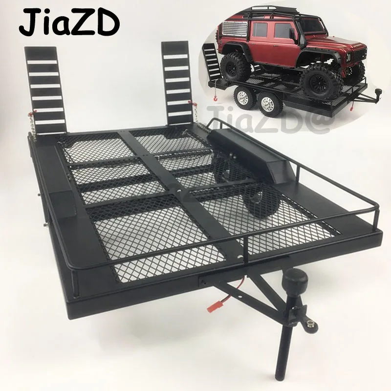 Alloy Bouble Axis Heavy Duty All Metal Trailer for 1/10 Rc Rock Crawler Truck TrX-4 Trx4 Axial Scx10 90046 90047 Cc01 D90 D110
Alloy Bouble Axis Heavy Duty All Metal Trailer for 1/10 Rc Rock Crawler Truck TrX-4 Trx4 Axial Scx10 90046 90047 Cc01 D90 D110