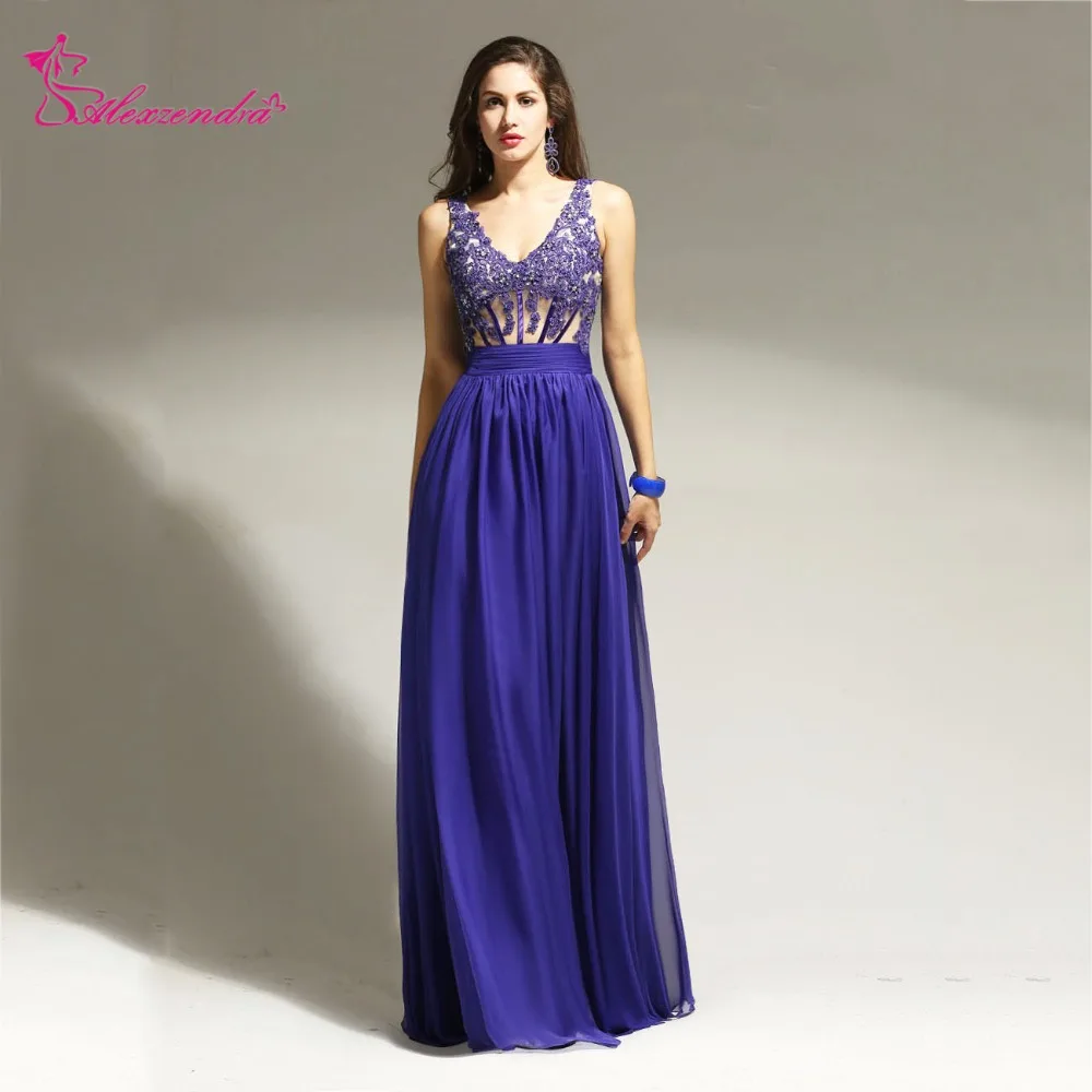 Alexzendra A Line Double V Neck Chiffon Prom Dresses 2018 Illusion Sexy Formal Evening Dress Party Dresses Plus Size
Alexzendra A Line Double V Neck Chiffon Prom Dresses 2018 Illusion Sexy Formal Evening Dress Party Dresses Plus Size