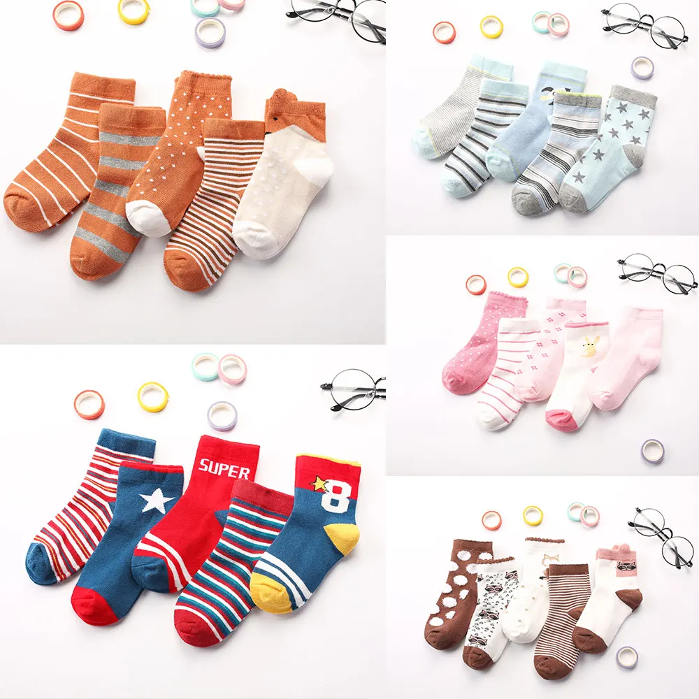 5Pair New Unisex Socks Cotton Kids Boys Girls Children Baby Warm Soft Cute Thickening Autumn Winter Cotton Cartoon Stripe Socks
5Pair New Unisex Socks Cotton Kids Boys Girls Children Baby Warm Soft Cute Thickening Autumn Winter Cotton Cartoon Stripe Socks