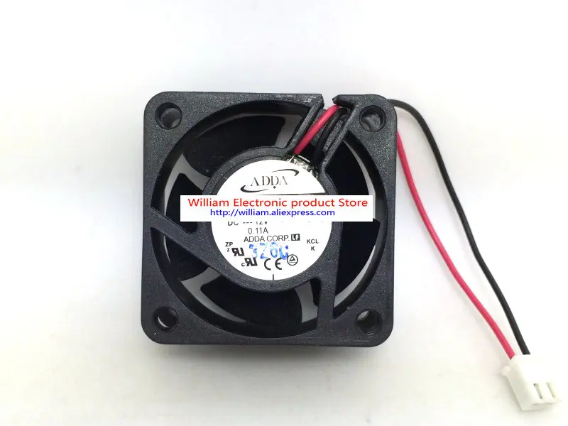 

New Original ADDA AD0412HB-C50 12V 0.11a 4CM 4020 double ball bearing fan power supply fan
