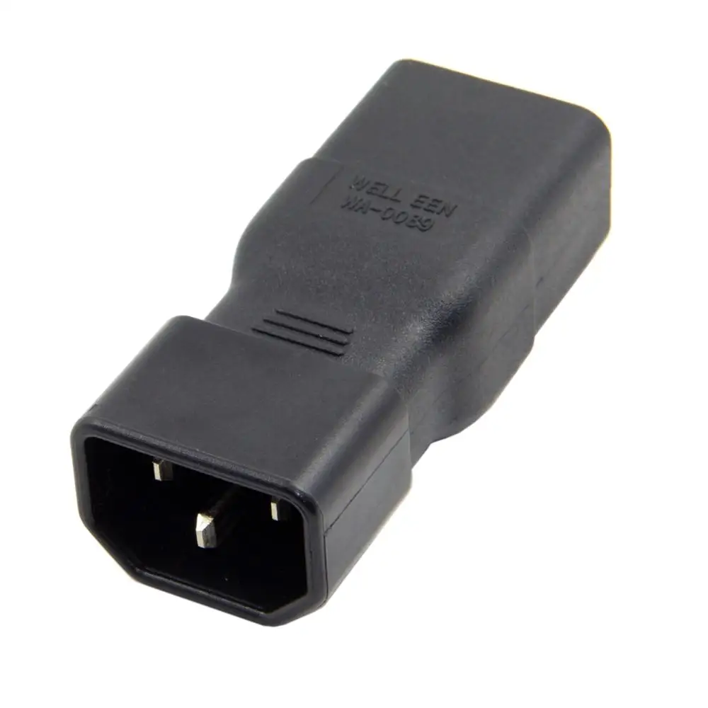 IEC320 Male C14 to Female C19 Power Mains Extension Adapter for PDU UPS 10A to 16A
IEC320 Male C14 to Female C19 Power Mains Extension Adapter for PDU UPS 10A to 16A