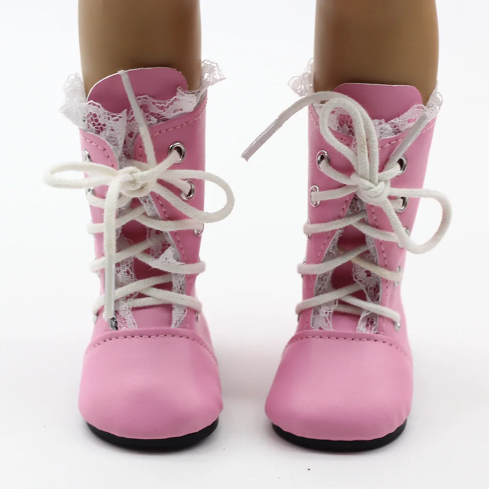 1 Pair PU Leather Boots Pink Brown Glitter For 43cm New Baby Dolls As For 18 Inch Baby Dolls Mini Shoes For baby Gift
1 Pair PU Leather Boots Pink Brown Glitter For 43cm New Baby Dolls As For 18 Inch Baby Dolls Mini Shoes For baby Gift