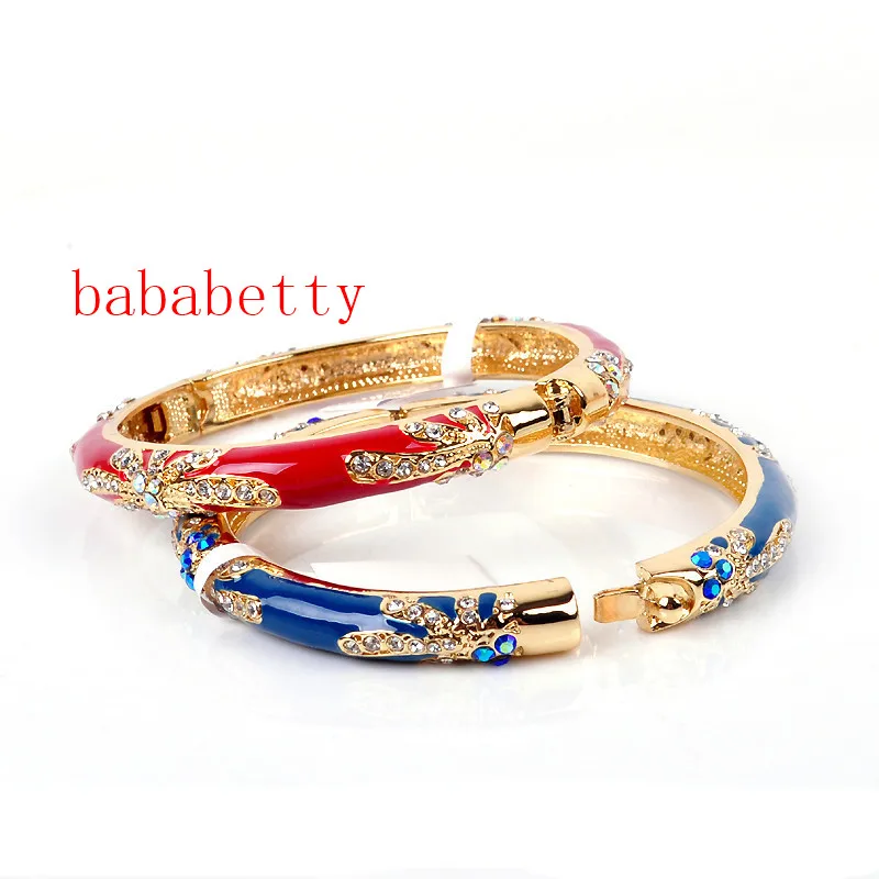 Cloisonne bracelet double colour crystal plating female fashion is round bracelets for 1pcs
Cloisonne bracelet double colour crystal plating female fashion is round bracelets for 1pcs