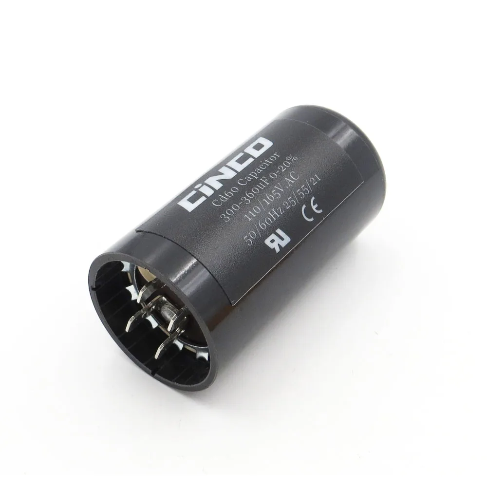 CD60 мотор пусковые конденсаторы запуск двигателя ing 300 360 мкФ 110V 125V 165V mfd uf mf