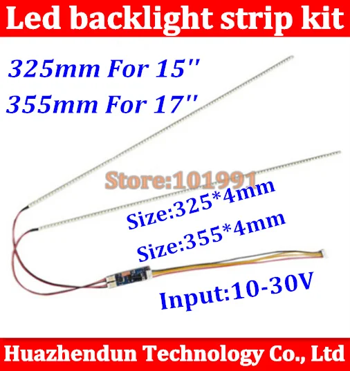 5pcs 15'' 325mm 5PCS 355mm 17'' Adjustable brightness led backlight strip kit,Update inch LCD ccfl panel to LED backlight
5pcs 15'' 325mm 5PCS 355mm 17'' Adjustable brightness led backlight strip kit,Update inch LCD ccfl panel to LED backlight