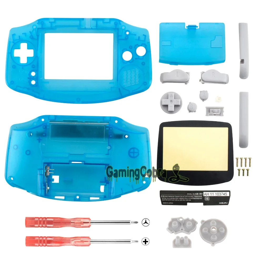 eXtremeRate Neon Blue Full Housing Shell Buttons with Screen Len for Gameboy Advance
eXtremeRate Neon Blue Full Housing Shell Buttons with Screen Len for Gameboy Advance