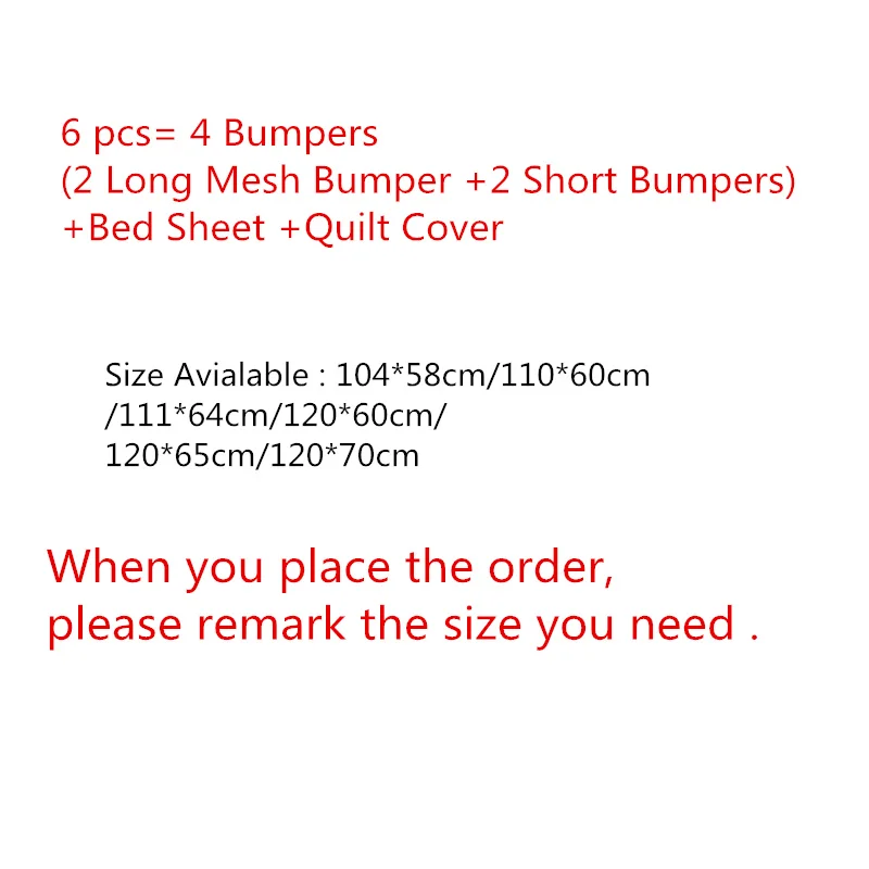 6pcs /set Nordic Style Breathable Baby Cot Linens 3D Mesh Baby Bed Bumpers Cotton Baby Bedding Set Bumpers Bed Sheet Quilt Cover
6pcs /set Nordic Style Breathable Baby Cot Linens 3D Mesh Baby Bed Bumpers Cotton Baby Bedding Set Bumpers Bed Sheet Quilt Cover