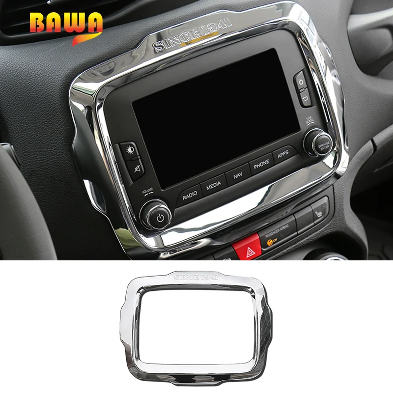 BAWA Interior Mouldings ABS GPS Center Console Panel Decoration Frame Cover for Jeep Renegade 2016-2017 Car Interior Accessories
BAWA Interior Mouldings ABS GPS Center Console Panel Decoration Frame Cover for Jeep Renegade 2016-2017 Car Interior Accessories
