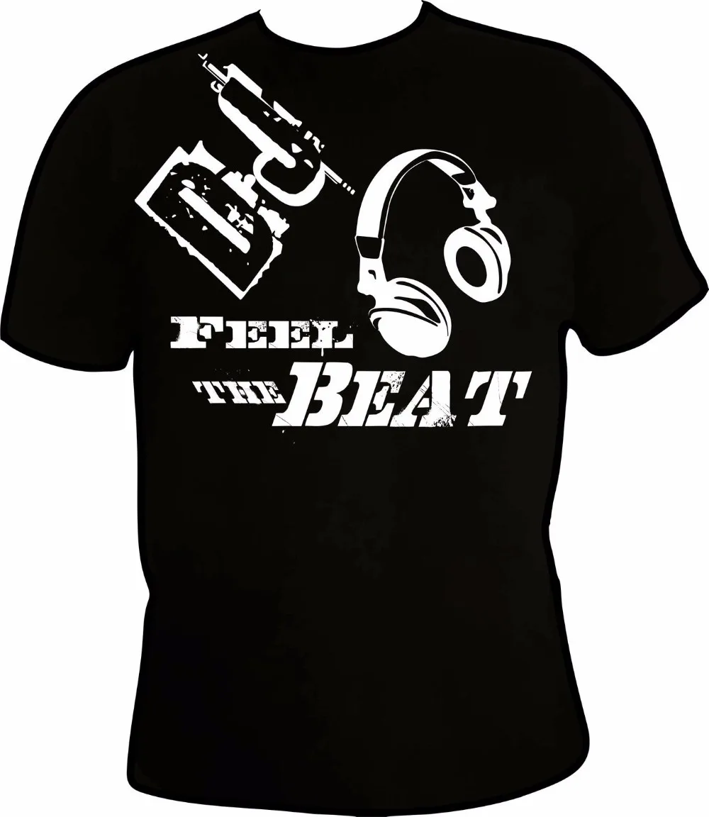 Newest 2019 100% Cotton For Male Designing T Shirt Dj Feel The Beat Cool T-Shirts Designs Best Selling Men
Newest 2019 100% Cotton For Male Designing T Shirt Dj Feel The Beat Cool T-Shirts Designs Best Selling Men