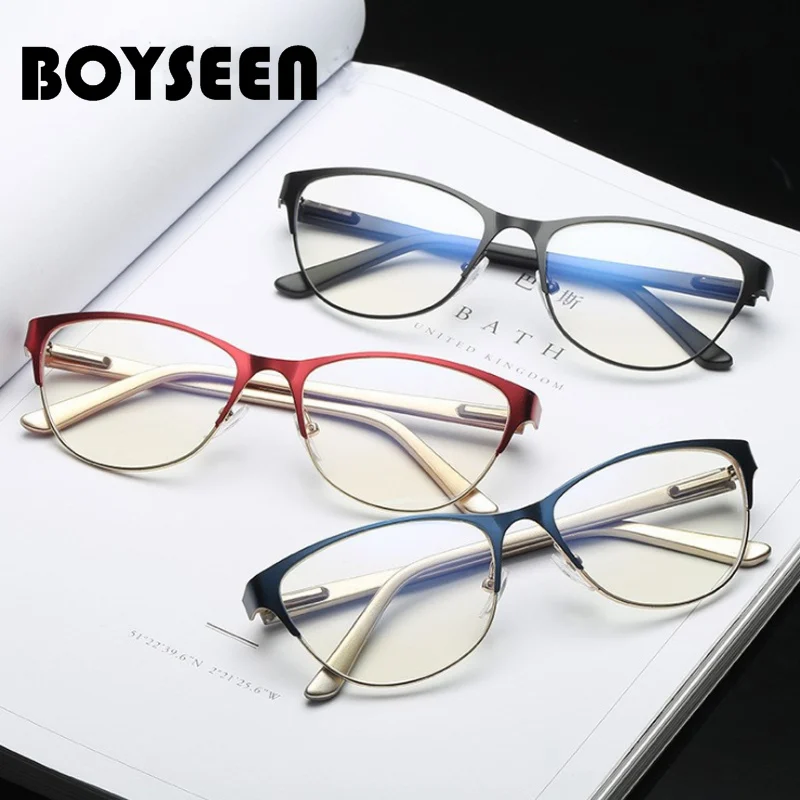BOYSEEN Flat light cat eye glasses computer eye protection flat mirror men and women frame glasses reading glasses 801
BOYSEEN Flat light cat eye glasses computer eye protection flat mirror men and women frame glasses reading glasses 801