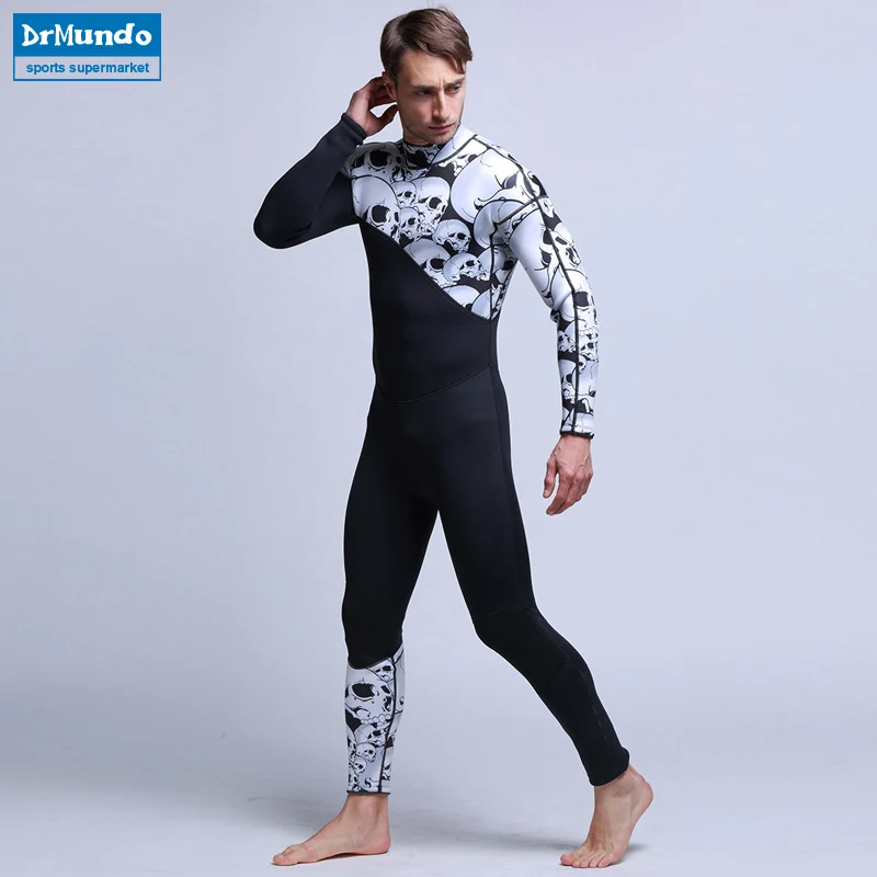 3 мм резиновый мужской сиамский костюм для серфинга дайвинга одежда с длинными