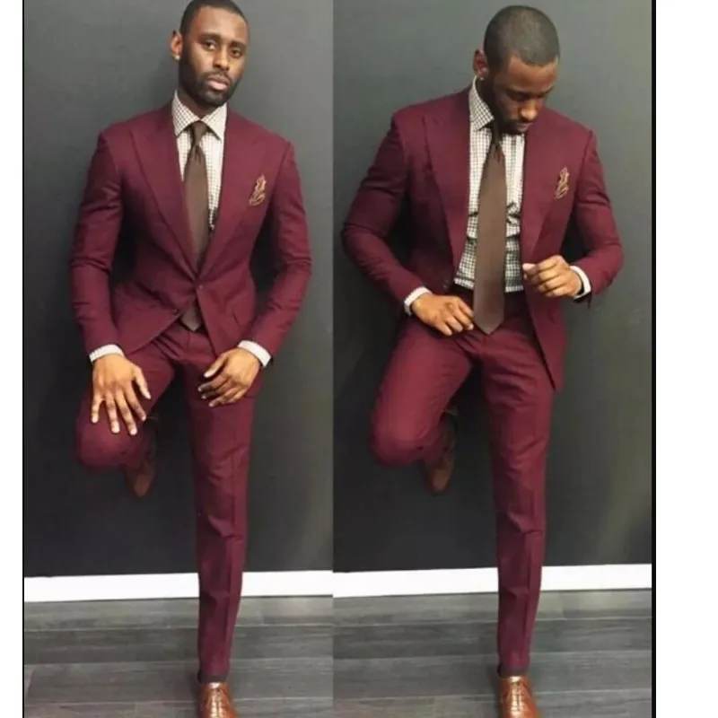 Classy Burgundy Wedding Mens Suits Slim Fit Bridegroom Tuxedos For Men Two Pieces Groomsmen Suit Cheap Formal Business Jackets
Classy Burgundy Wedding Mens Suits Slim Fit Bridegroom Tuxedos For Men Two Pieces Groomsmen Suit Cheap Formal Business Jackets