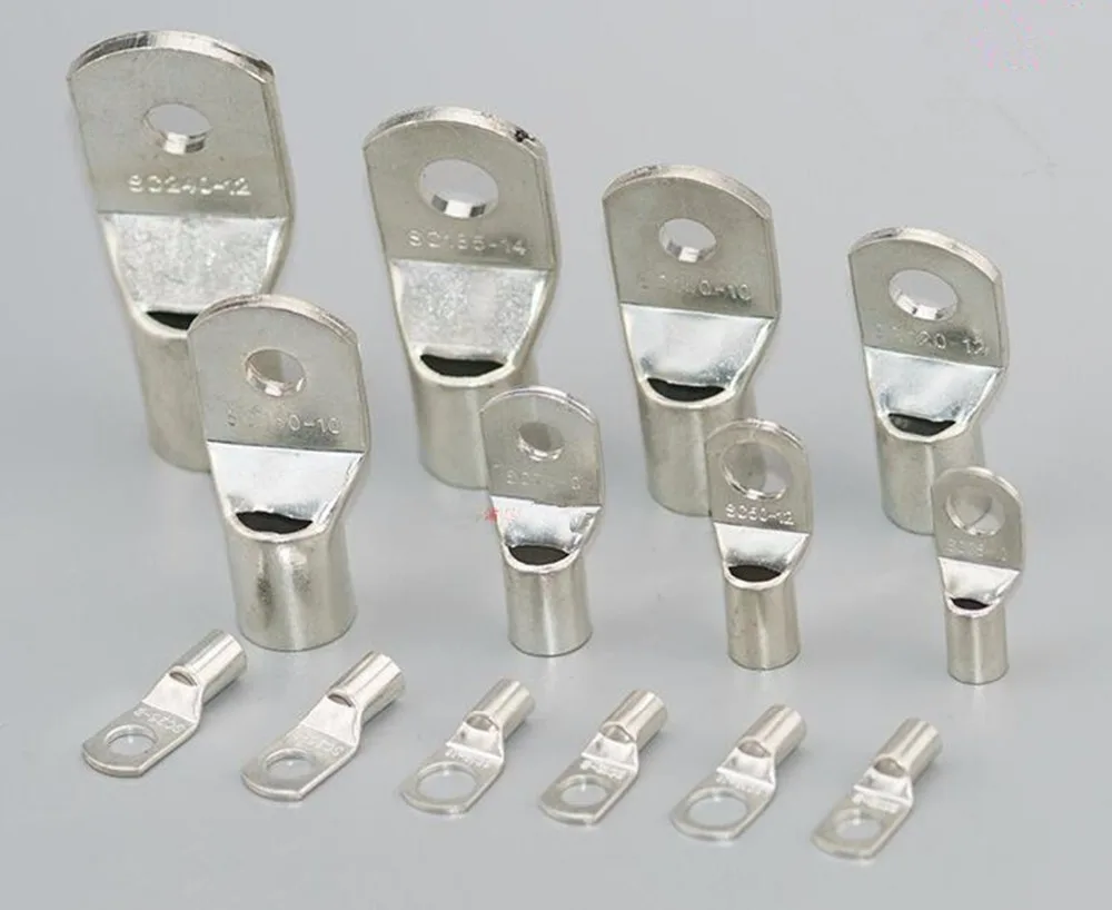 50pcs SC25-6 SC25-8 SC25-10 SC25-12 Tin Plated Copper Cable lugs Terminal Connector Copper cable terminal Snapshot
50pcs SC25-6 SC25-8 SC25-10 SC25-12 Tin Plated Copper Cable lugs Terminal Connector Copper cable terminal Snapshot