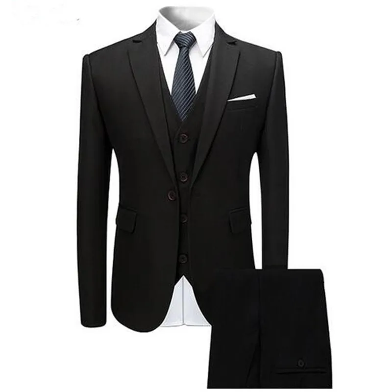 High Quality Men Suits For Wedding 3 Pieces Formal Tuxedos Slim Fit Men Wedding Party Suit Groomsmen Tuxedos (jacket+pant+vest)
High Quality Men Suits For Wedding 3 Pieces Formal Tuxedos Slim Fit Men Wedding Party Suit Groomsmen Tuxedos (jacket+pant+vest)