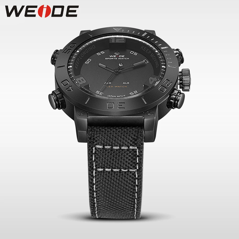 WEIDE повседневные подлинные наручные часы Роскошные Кварцевые спортивные