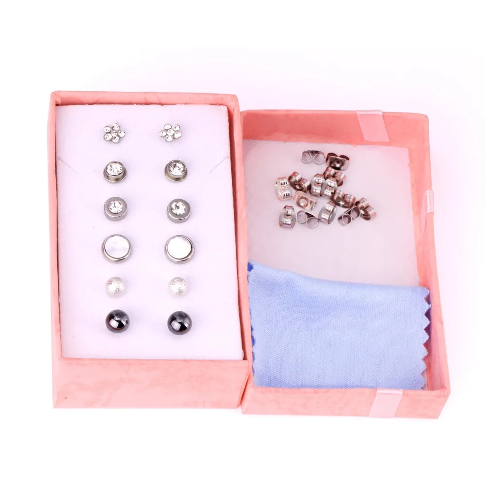 LUXUKISSKIDS 2021 Small Earrings Stainless Steel 6Pairs Christmas Stud Earring Sets For Women Fashion Jewelry Earrings Brincos
LUXUKISSKIDS 2021 Small Earrings Stainless Steel 6Pairs Christmas Stud Earring Sets For Women Fashion Jewelry Earrings Brincos