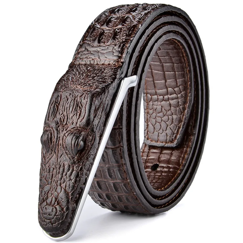 Brand Designer Crocodile Belts for Men Fashion Smooth Buckle Belts with 3D Buckle Women Belts Cinturones Hombre
Brand Designer Crocodile Belts for Men Fashion Smooth Buckle Belts with 3D Buckle Women Belts Cinturones Hombre