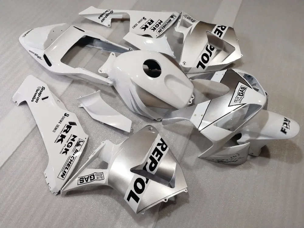 Injection mold fairing kit for Honda CBR600RR 03 04 white black silver plastic fairings set CBR 600 RR 2003 2004 bodywork CF12
Injection mold fairing kit for Honda CBR600RR 03 04 white black silver plastic fairings set CBR 600 RR 2003 2004 bodywork CF12