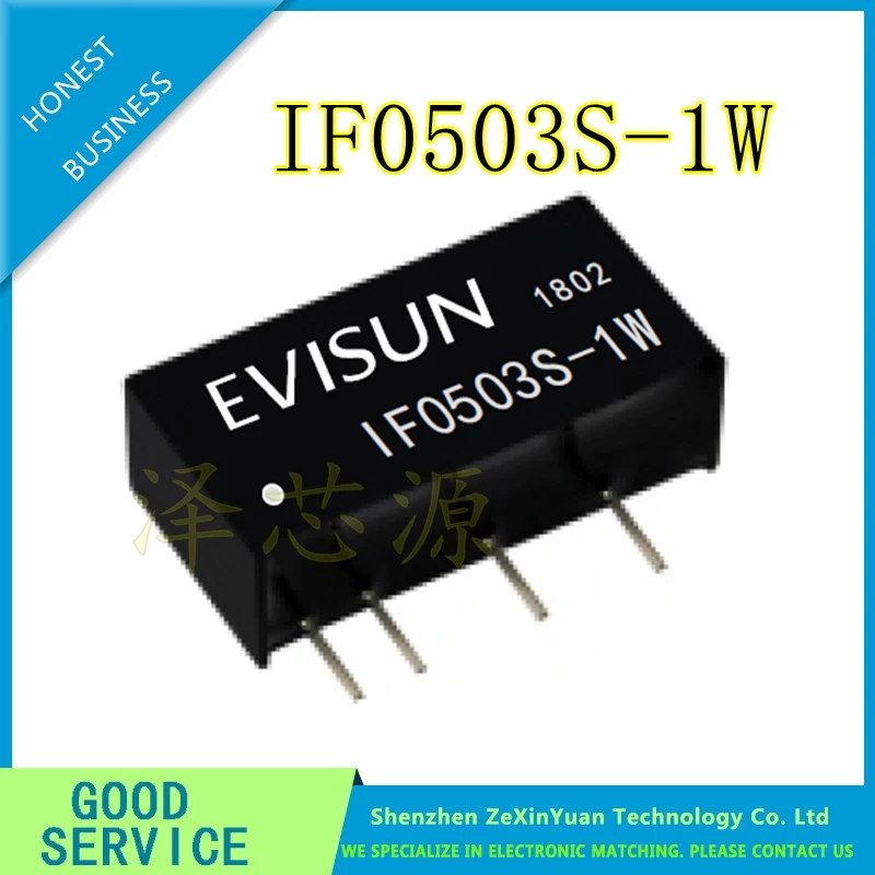 2PCS/LOT IF0505S-1W DC-DC Power Supply Module Isolation Module Fixed Voltage Input 5V Regulated Voltage Output 5V 0.2A
2PCS/LOT IF0505S-1W DC-DC Power Supply Module Isolation Module Fixed Voltage Input 5V Regulated Voltage Output 5V 0.2A