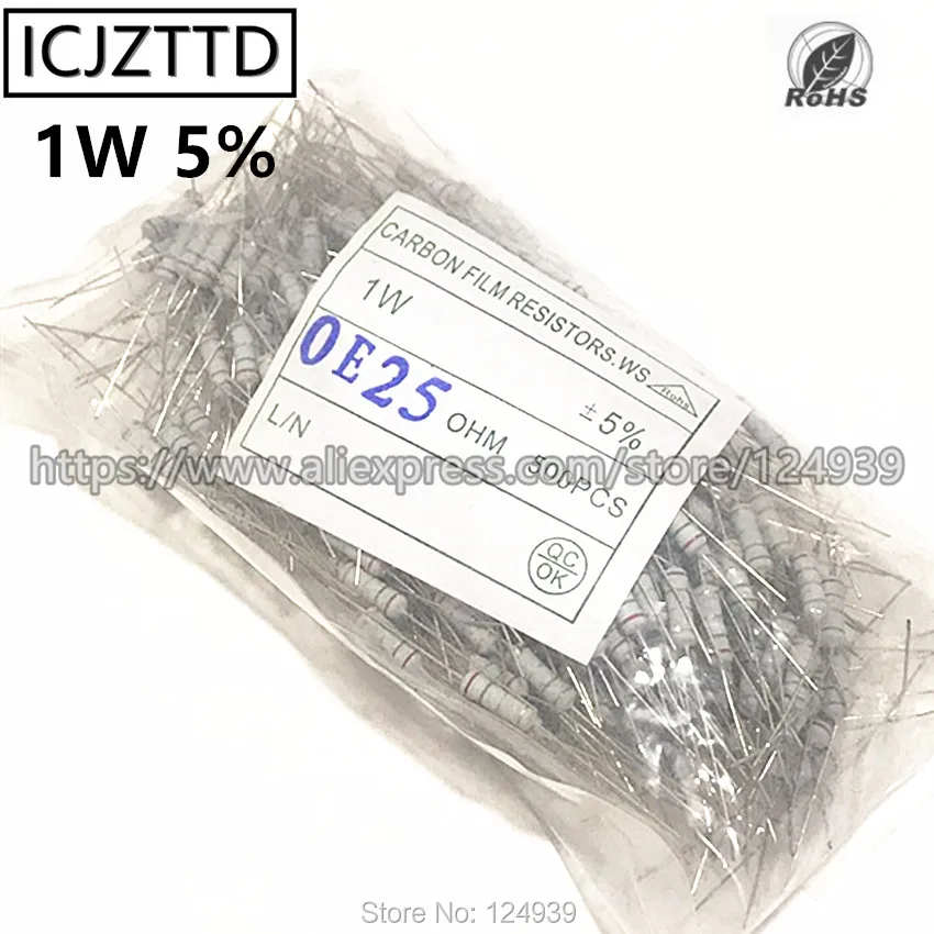 500pcs/bag 1W 5% Carbon Film 0R 1R 1.2R 1.5R 1.8R 2R 2.2R 2.4R 2.7R 3R 3.3R 3.6R 3.9R 4.3R 4.7R 5.1R 5.6R 6.2R 6.8R 7.5R 8.2R
500pcs/bag 1W 5% Carbon Film 0R 1R 1.2R 1.5R 1.8R 2R 2.2R 2.4R 2.7R 3R 3.3R 3.6R 3.9R 4.3R 4.7R 5.1R 5.6R 6.2R 6.8R 7.5R 8.2R