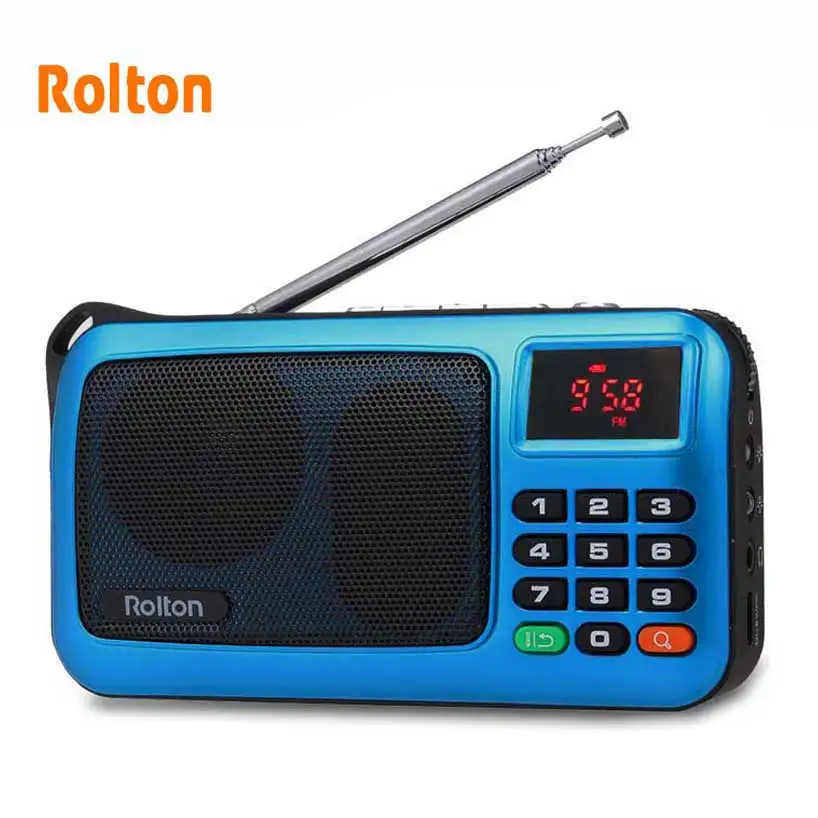 Портативная мини Колонка Rolton W405 fm радио музыкальный проигрыватель tf карта USB для