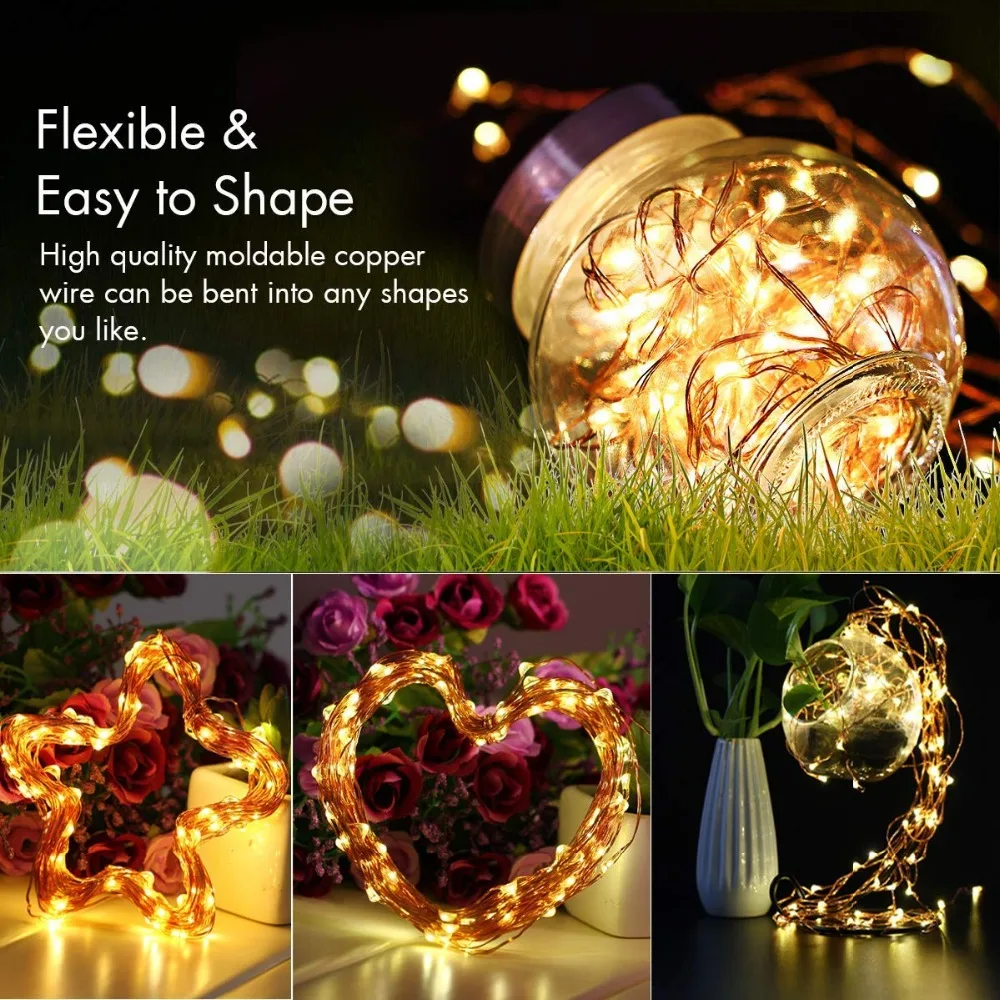 1M2M 5M Strip Light Led String Light Cooper Wire 3AA battery Christmas Light For Garland Holiday Fairy Wedding Party Decoration
1M2M 5M Strip Light Led String Light Cooper Wire 3AA battery Christmas Light For Garland Holiday Fairy Wedding Party Decoration