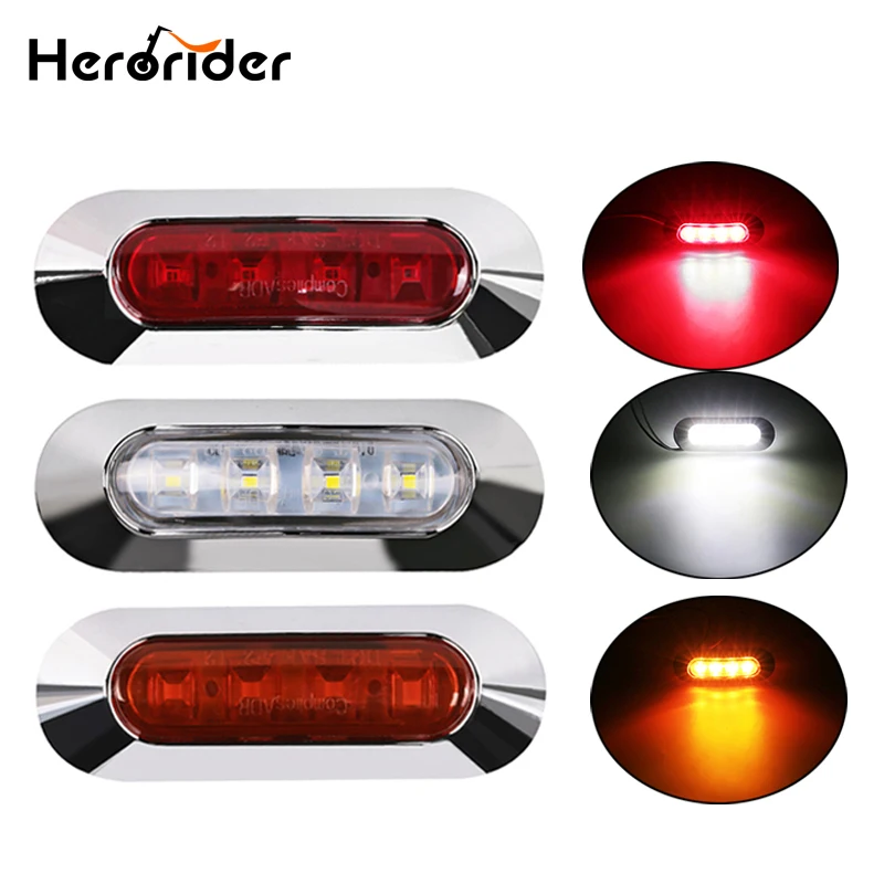 Waterproof 24v 12v Amber LED Side Marker Lights for Trucks Side Clearance Marker Light Clearance Lamp 12V White for Trailer
Waterproof 24v 12v Amber LED Side Marker Lights for Trucks Side Clearance Marker Light Clearance Lamp 12V White for Trailer
