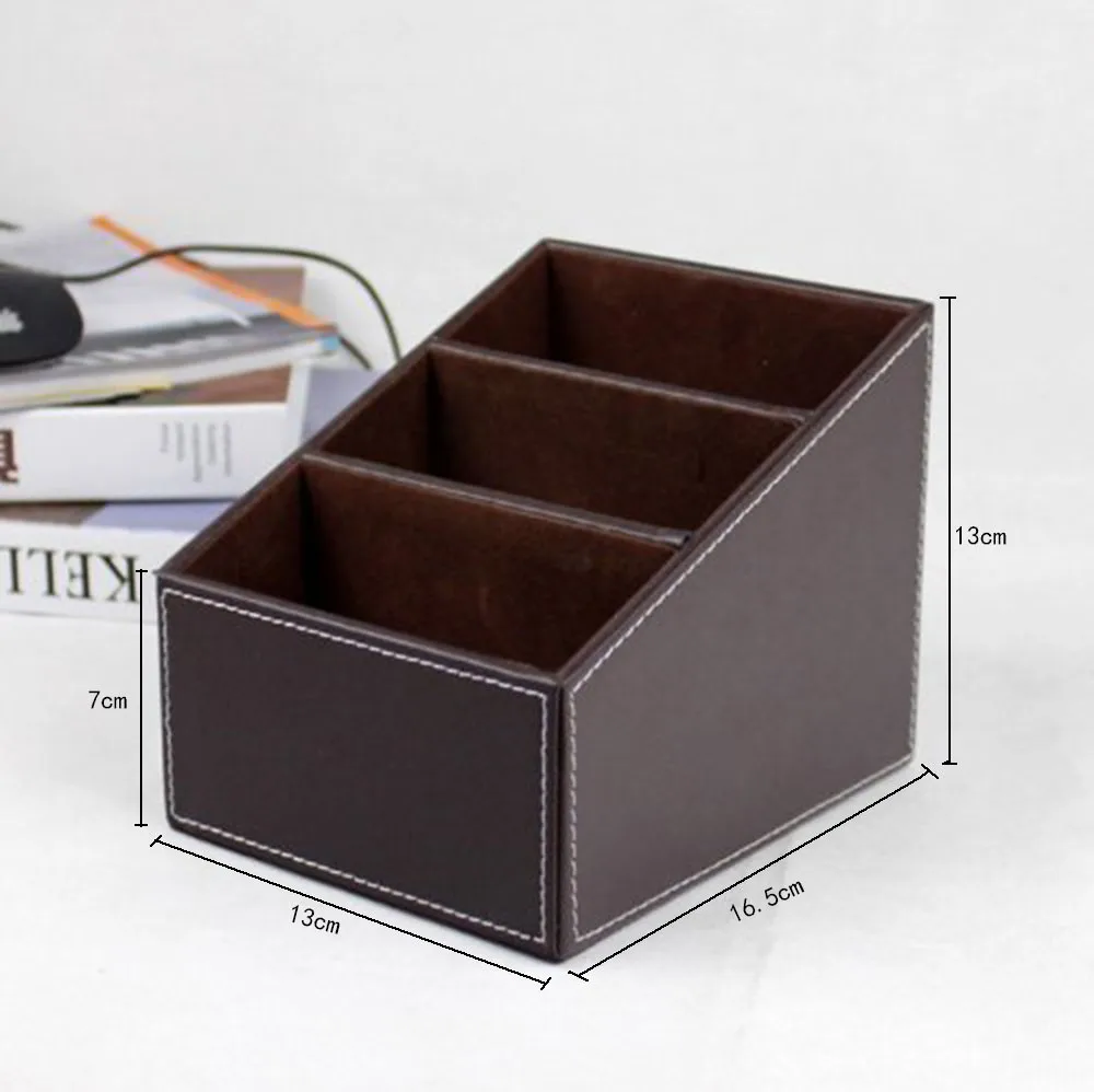 Europe PU Leather Wood 3 LayerHome Office Desk Makeup Organizer Storage Box TV Guide Holder Remote Controller Desk Storage Box
Europe PU Leather Wood 3 LayerHome Office Desk Makeup Organizer Storage Box TV Guide Holder Remote Controller Desk Storage Box