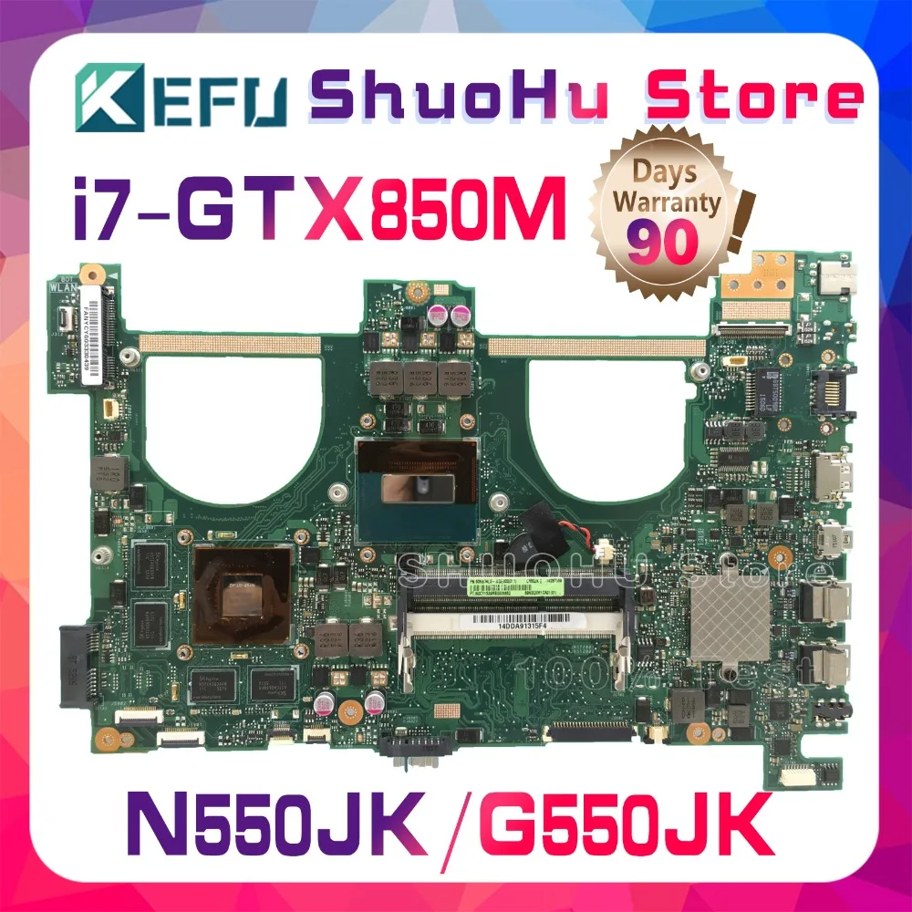 N550JV Maintherboard Is Suitable For ASUS N550JK G550JK G550J N550J Q550J Laptop MotherboardI7-4700HQ GTX850M Test 100% Features
N550JV Maintherboard Is Suitable For ASUS N550JK G550JK G550J N550J Q550J Laptop MotherboardI7-4700HQ GTX850M Test 100% Features