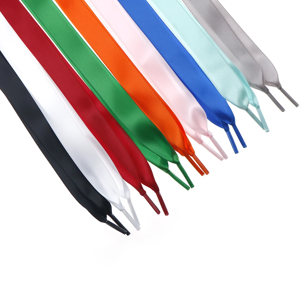 1Pair Fashion 100CM One Pair Flat Silk Ribbon Shoelaces Shoe Laces Sneaker Sport Shoes Lace
1Pair Fashion 100CM One Pair Flat Silk Ribbon Shoelaces Shoe Laces Sneaker Sport Shoes Lace