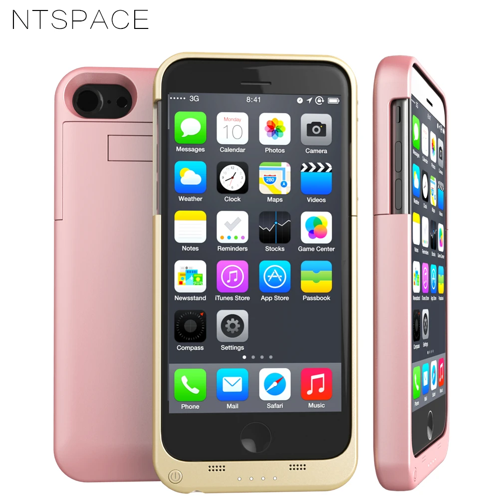 NTSPACE Ultra Thin Power Bank Charging Case For iPhone 6 6s 7 8 Battery Charger Cases For iPhone 6 7 8 Plus Extenal Battery Case
NTSPACE Ultra Thin Power Bank Charging Case For iPhone 6 6s 7 8 Battery Charger Cases For iPhone 6 7 8 Plus Extenal Battery Case