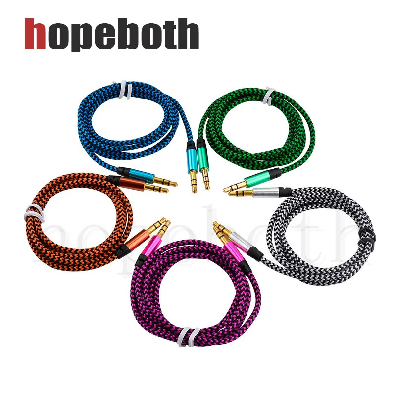 100pcs/lot Audio Cable Jack 3.5 mm Male to Male Nylon Cloth Audio Aux Cable For iPhone Car Headphone Speaker Wire Line Aux Cord
100pcs/lot Audio Cable Jack 3.5 mm Male to Male Nylon Cloth Audio Aux Cable For iPhone Car Headphone Speaker Wire Line Aux Cord