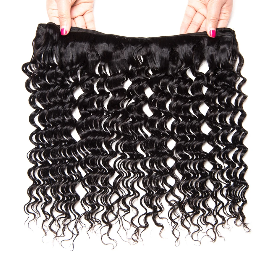 Brazlian Deep Wave Bundles With Closure Human Hair Bundles With Closure 4 Bundles With Closure Non Remy Hair Extension Beyo
Brazlian Deep Wave Bundles With Closure Human Hair Bundles With Closure 4 Bundles With Closure Non Remy Hair Extension Beyo