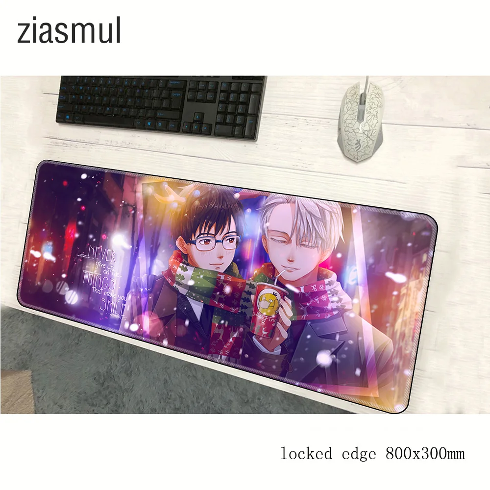 yuri on ice mouse pad gamer 800x300x3mm Fashion notbook mouse mat gaming mousepad large cool new pad mouse PC desk padmouse
yuri on ice mouse pad gamer 800x300x3mm Fashion notbook mouse mat gaming mousepad large cool new pad mouse PC desk padmouse
