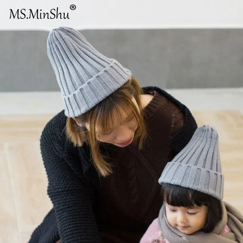 Ms.MinShu Beanies Parent-Child Couple Hat Family Winter Head Warmer Kids Knitted Babies Hats Baby Hat
Ms.MinShu Beanies Parent-Child Couple Hat Family Winter Head Warmer Kids Knitted Babies Hats Baby Hat