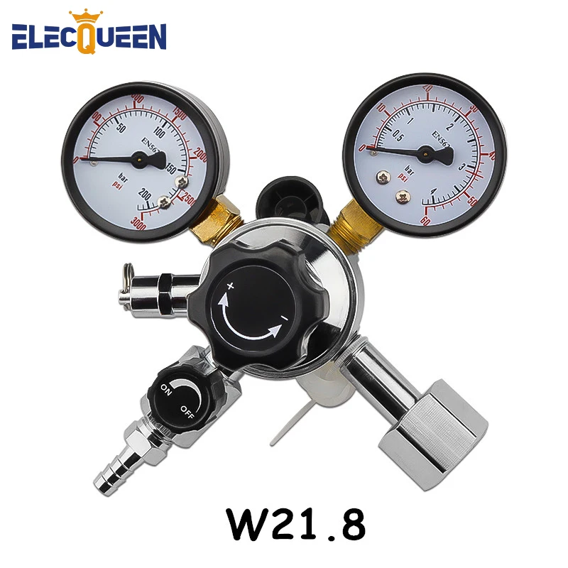 CO2 регулятор, Keg регулятор подачи пива W21.8 вход, с 5/16 "колючей переключатель и клапан сброса давления для газа 0-3000 PSI (Двойной манометр)
CO2 регулятор, Keg регулятор подачи пива W21.8 вход, с 5/16 "колючей переключатель и клапан сброса давления для газа 0-3000 PSI (Двойной манометр)