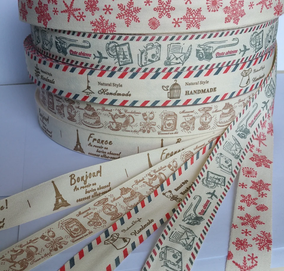 Promotion! 10 yards 100% Cotton Printed cotton Ribbon 20mm Garment Ribbons Single-sided Ribbon headwear Wrapping Gift Ribbons
Promotion! 10 yards 100% Cotton Printed cotton Ribbon 20mm Garment Ribbons Single-sided Ribbon headwear Wrapping Gift Ribbons