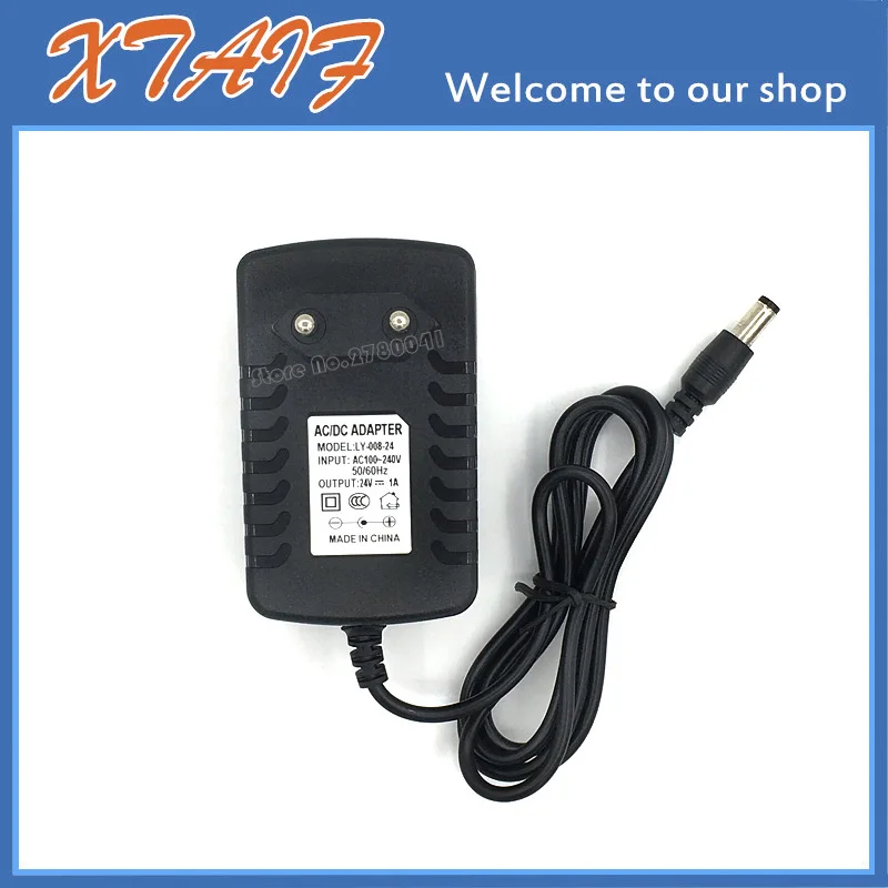 NEW 1PCS 24V1A AC 100V-240V Converter Adapter DC 24V 1A 1000mA Power Supply EU Plug 5.5mm x 2.1-2.5mm Free shipping
NEW 1PCS 24V1A AC 100V-240V Converter Adapter DC 24V 1A 1000mA Power Supply EU Plug 5.5mm x 2.1-2.5mm Free shipping